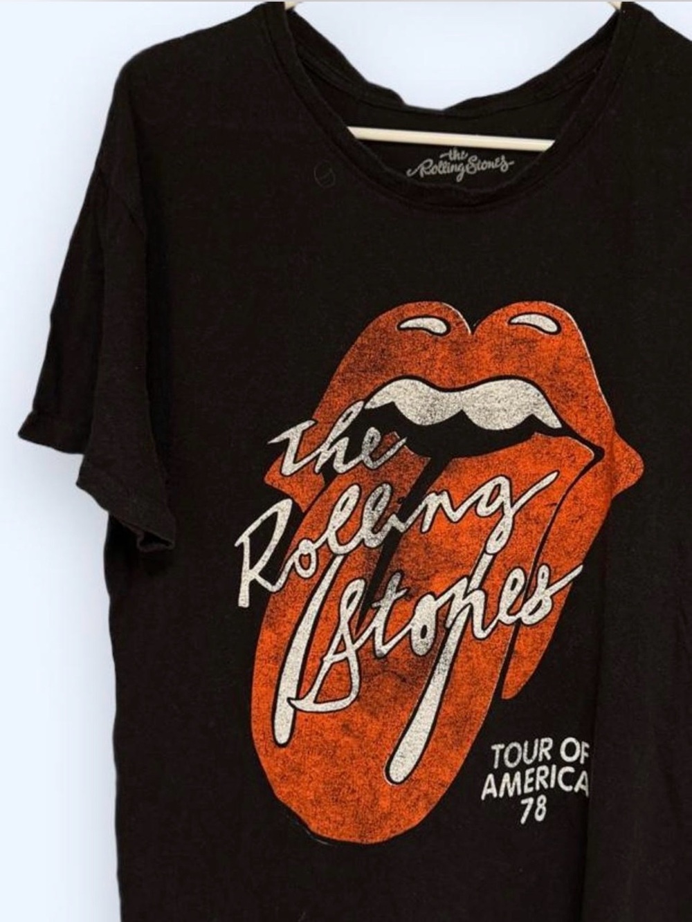 The Rolling Stones Woman’s Black Graphic Tee